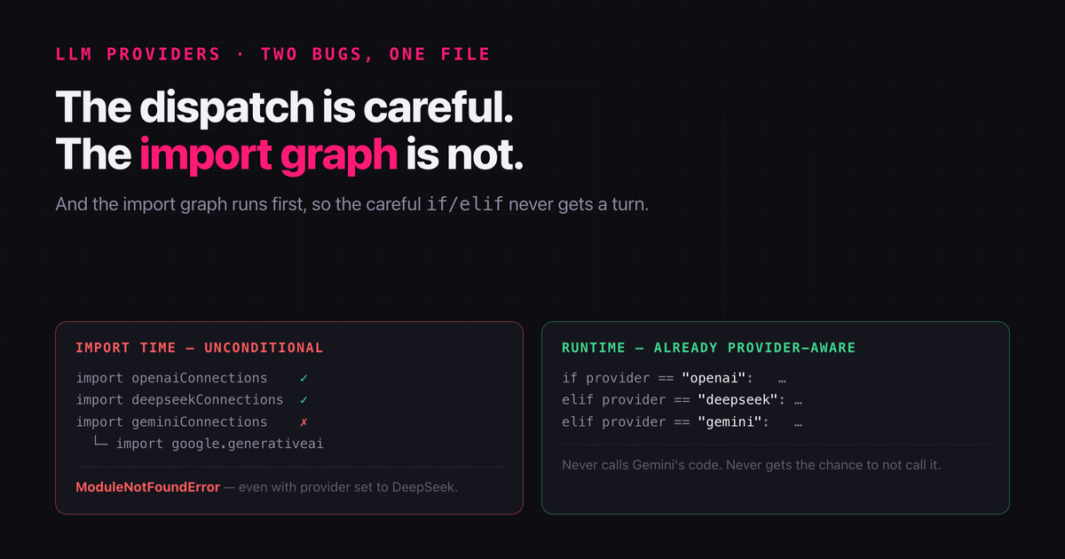 I Read the Source of the Job Bot I Have Been Running. Two Bugs, One File, Same Root Cause.